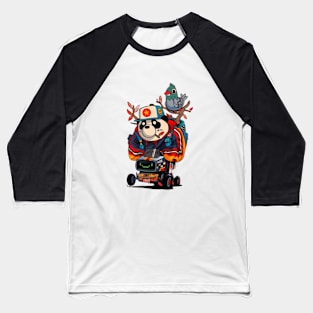 Panda kart Baseball T-Shirt